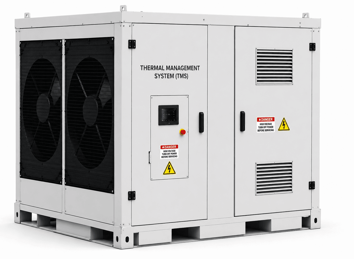 Thermal management HVAC and liquid cooling unit