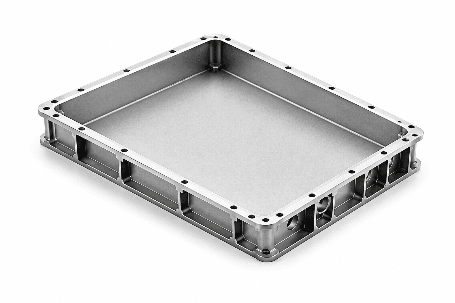 Aluminum battery pack enclosure shell