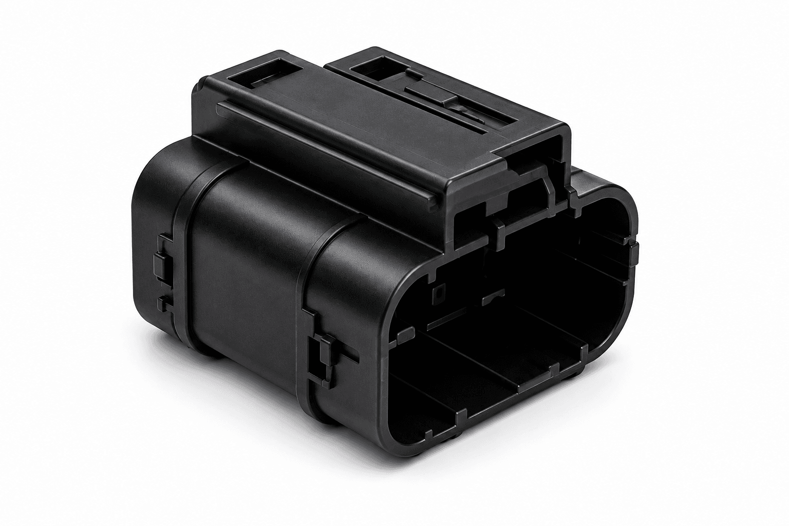 Industrial high current connector housing